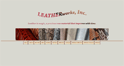 Desktop Screenshot of leatherwks.com